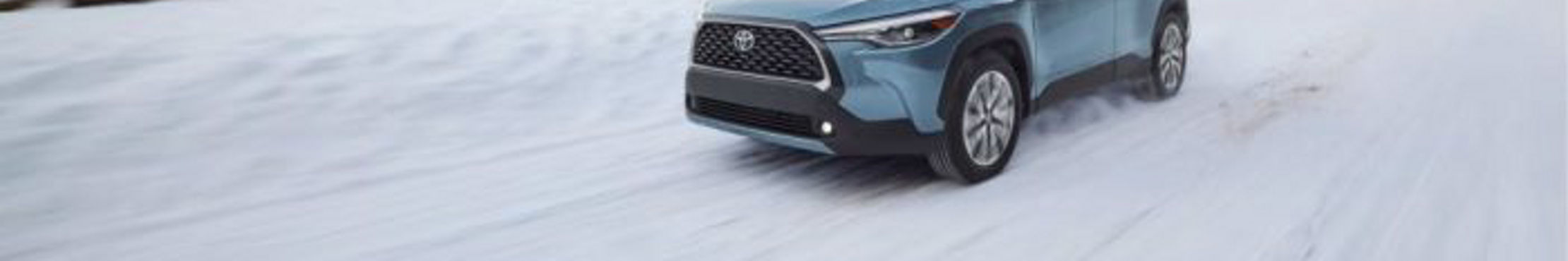 Corolla Cross winter driving
